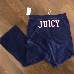 Juicy Couture Sweatpants Size Large NWT Dark Blue